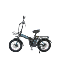 Электровелосипед Minako F10 Dual (полный привод), черный 20ah