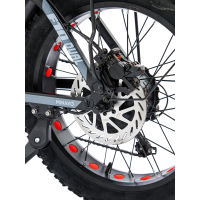 Электровелосипед Minako F10 Dual (полный привод), черный 20ah