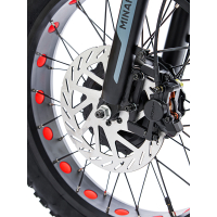 Электровелосипед Minako F10 Dual (полный привод), черный 20ah
