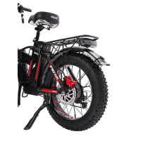 Электровелосипед Minako F10 Dual (полный привод), красный 20ah