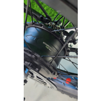 Электровелосипед Minako F10 Dual (полный привод), синий 20ah