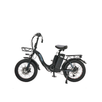 Электровелосипед Minako F11 Dual (полный привод), черный 20ah