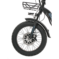 Электровелосипед Minako F11 Dual (полный привод), черный 20ah