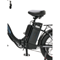 Электровелосипед Minako F11 Dual (полный привод), черный 20ah