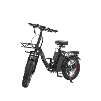 Электровелосипед Minako F11 Dual (полный привод), черный 20ah