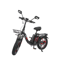 Электровелосипед Minako F11 Dual (полный привод), красный 20ah