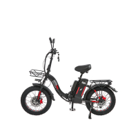 Электровелосипед Minako F11 Dual (полный привод), красный 20ah