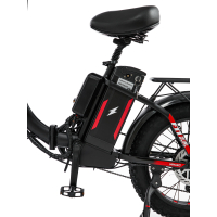 Электровелосипед Minako F11 Dual (полный привод), красный 20ah
