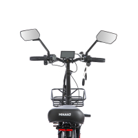 Электровелосипед Minako F11 Dual (полный привод), красный 20ah