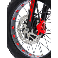Электровелосипед Minako F11 Dual (полный привод), красный 20ah