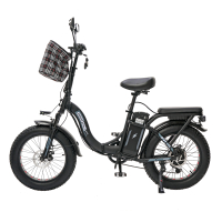 Электровелосипед Minako F11 Lite, чёрный
