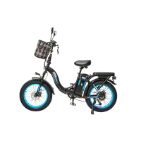 Электровелосипед Minako F11 Lite, синий