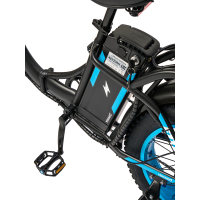 Электровелосипед Minako F11 Lite, синий