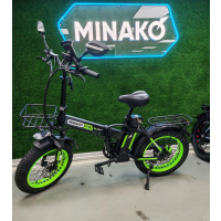 Электровелосипед Minako F10 Pro 15ah салатовый (Уценка)