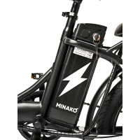 Электровелосипед Minako F7, черный