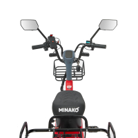 Электровелосипед Minako UNO 21ah 20R Li-ion, красный