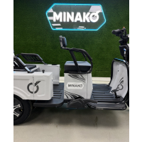 Трицикл Minako Delta (Li-ion), светло-голубой