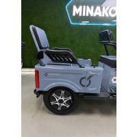 Трицикл Minako Delta (Li-ion), серый