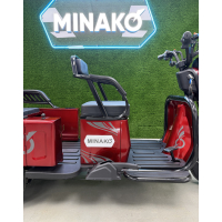Трицикл Minako Delta (Li-ion), красный