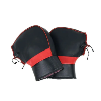 Зимние перчатки светоотражающие "красный"