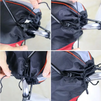 Зимние перчатки светоотражающие "красный"