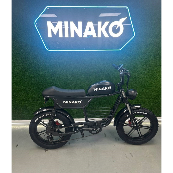 Электровелосипед Minako Bike Черный (Уценка)
