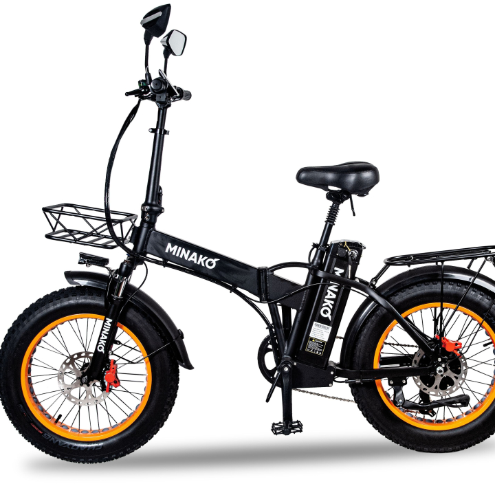 Электровелосипед F10 Оранжевый 13Ah (Уценка)