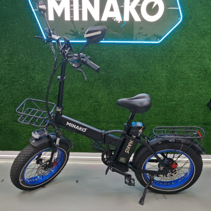 Электровелосипед F10 Синий 13ah (Уценка)