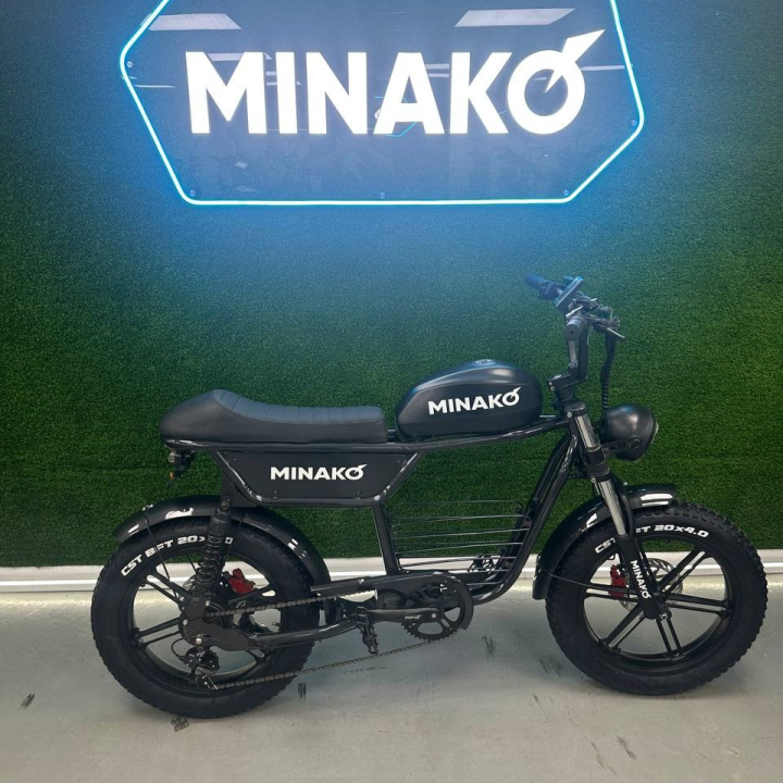 Электровелосипед Minako Bike Черный (Уценка)