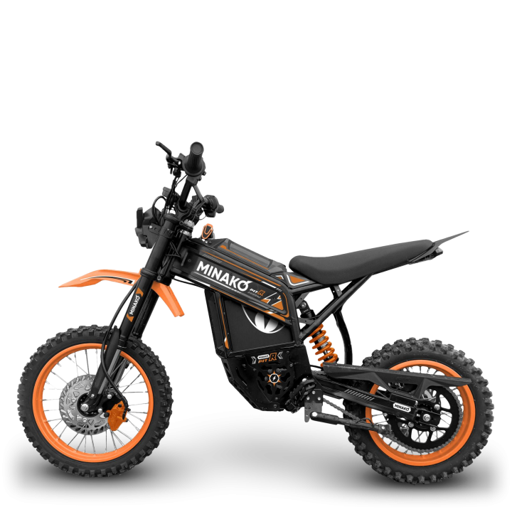 Электропитбайк Minako Pit R, оранжевый
