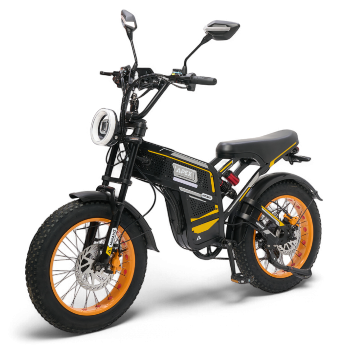 Электровелосипед Minako Apex, жёлтый