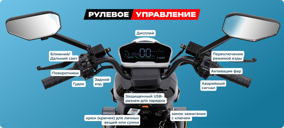 Электровелосипед U2 Pro 30ah
